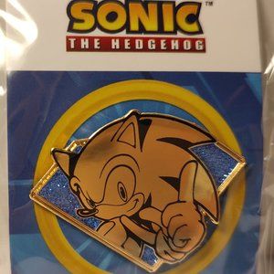 Sonic The Hedgehog Golden Series Lapel Pin